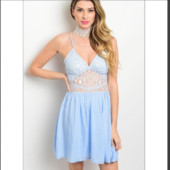 Solaris Style Dresses & Skirts - Last 1 💕💕 STYLE Light Blue Dress